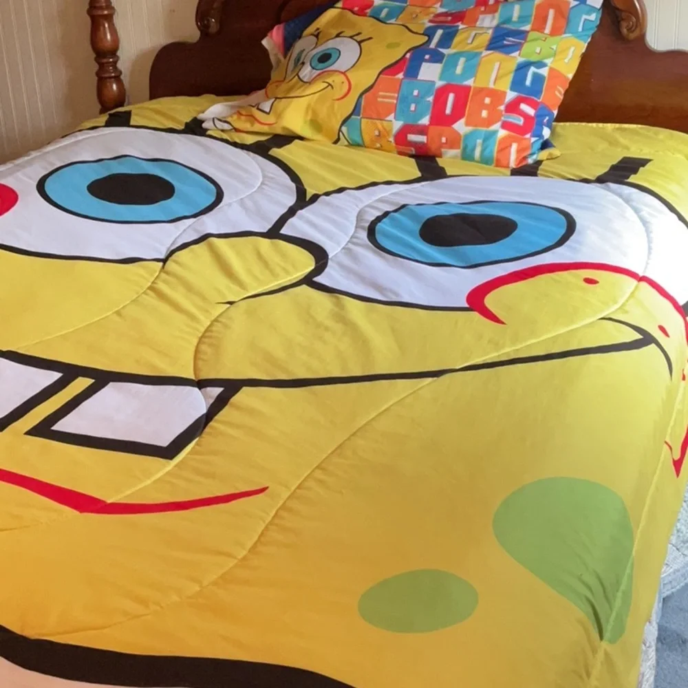 Sponge Bob twin bed set 4 piece